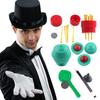Magic Props Simple for Beginner Party Favors Gift Silk Scarves Disappear Self Elevating Rod Magic Knife Mouth Spitting Paper TMZ