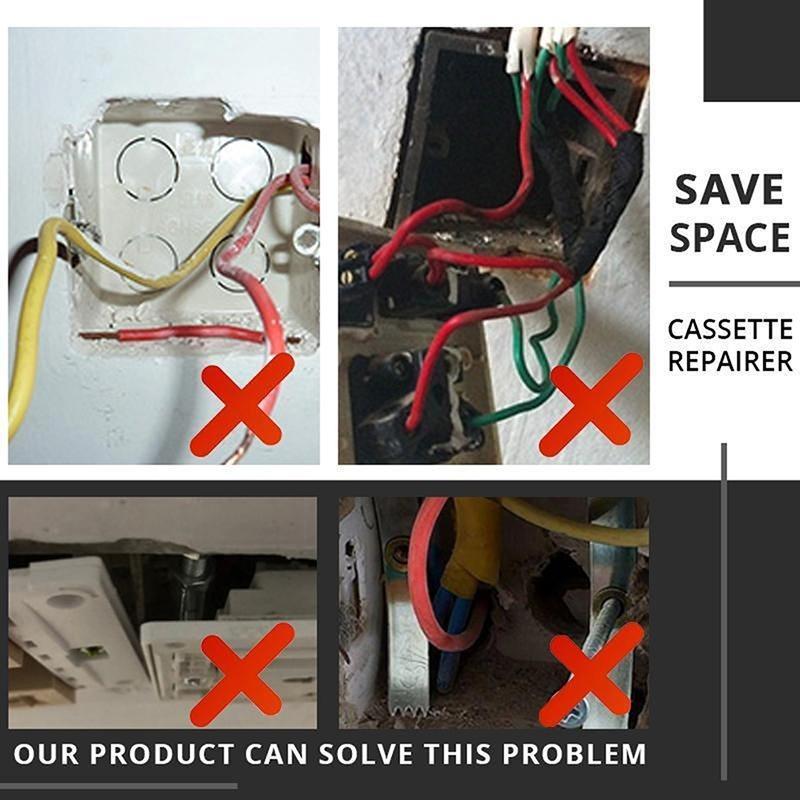 10pcs Wall Switch Socket Cassette Repairer Adjustable Cassette Screws Support Rod with Wrench 86/118 Type Electrical Accessories