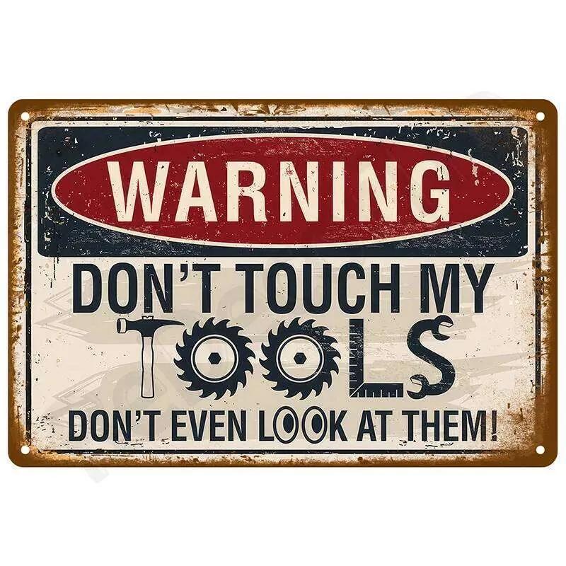 Retro Wall Art Tin Interior Outdoor Aesthetic Room Vintage Home Decor Items Decoration Luxury Metal Sign Poster Plates Bar 26T0103 26T0103