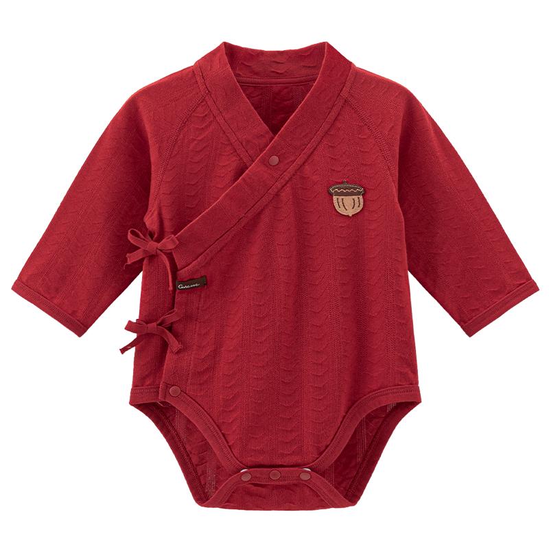 Baby Red Cotton Romper Bodysuit 66
