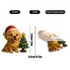2D Flat Acrylic Box 24pcs Pendant With Airplane Box Funny Christmas Countdown Calendar
