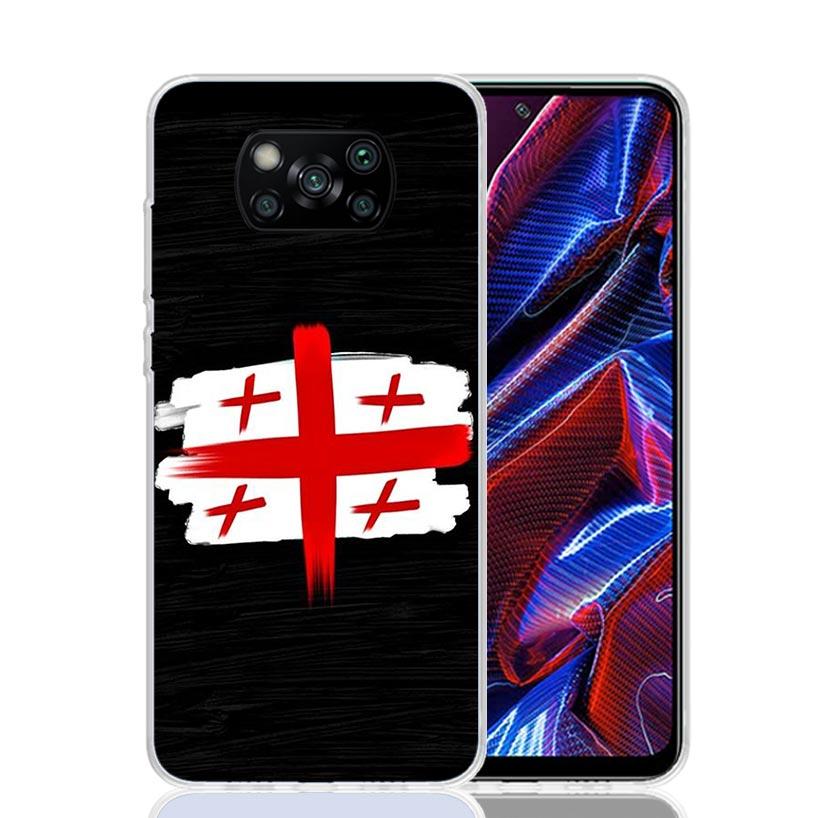

Georgia Flag Phone Case For Xiaomi Poco X7 X6 X5 Pro F7 Ultra Redmi 15C 15 13 13C 12 12C 10 10A 10C 9 9A 9C 9T Cover Poco X7 X6 Redmi 15 5G