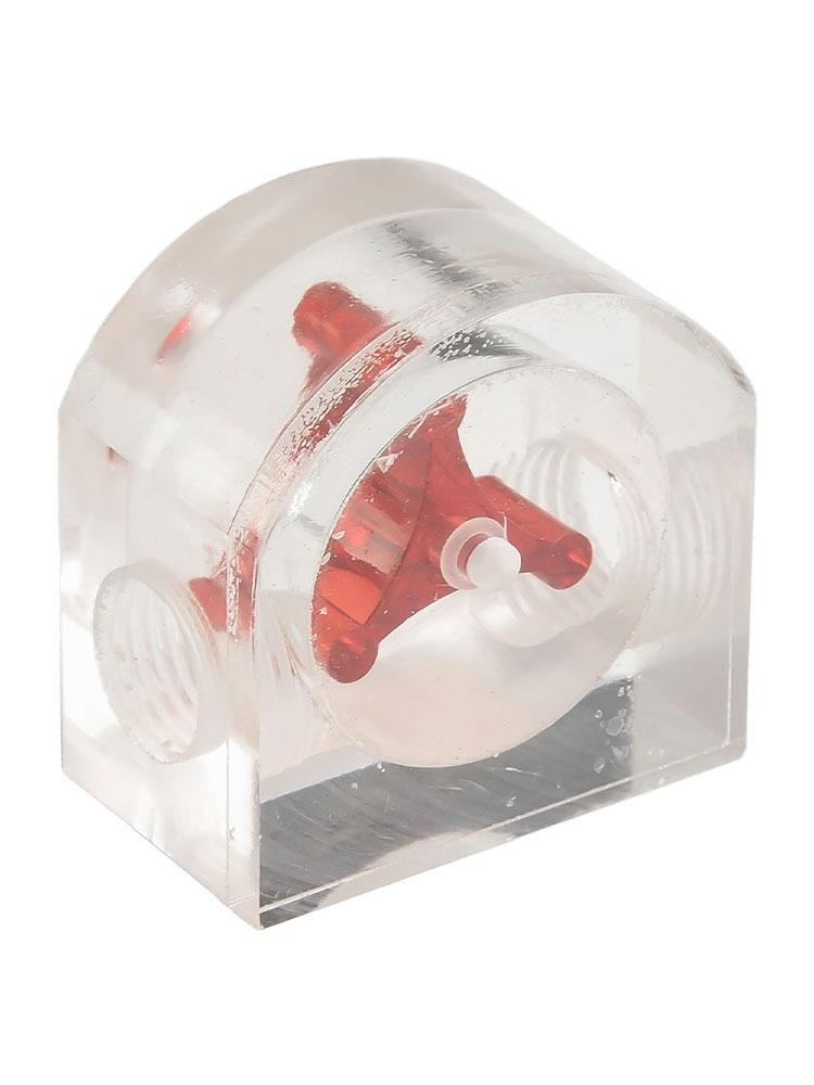 Acrylic Flowing Meter G1/4 Thread Water Cooling Indicator