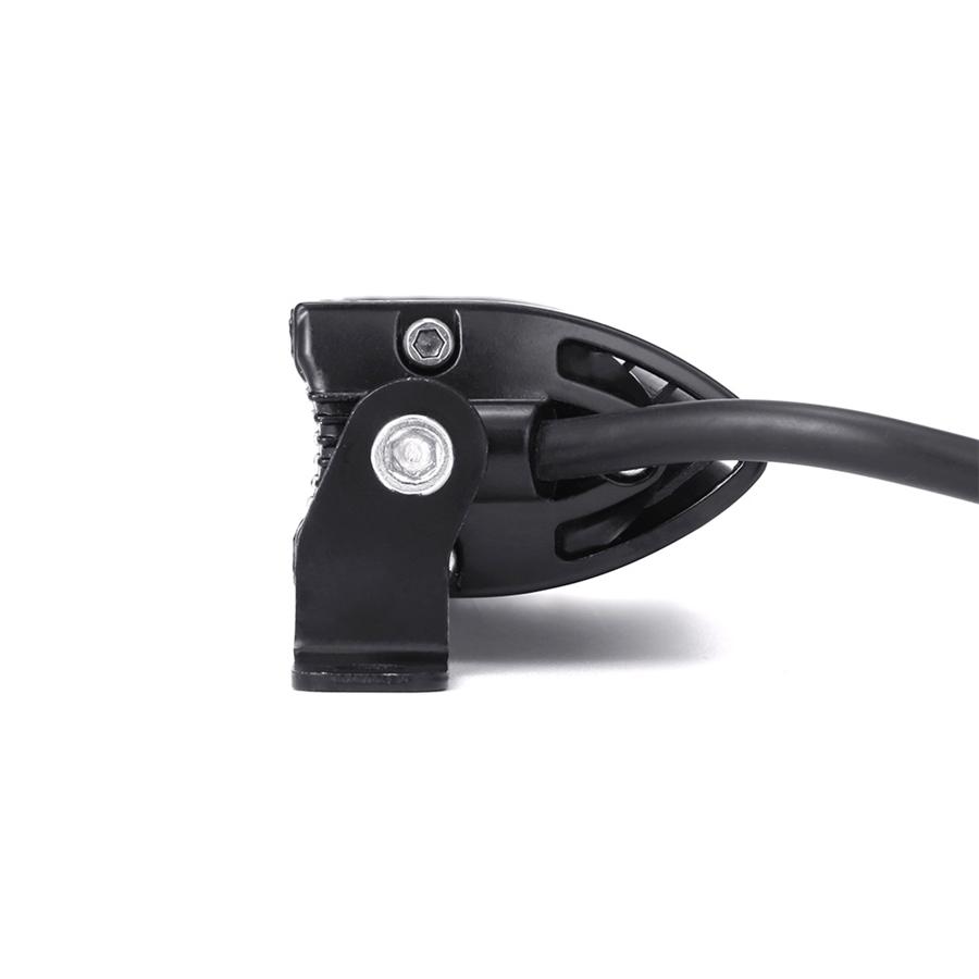 Pair 8'' 120W 12000LM Aluminum Elliptical Spot Beam Slim LED Work Light Bar Single Row Car SUV Off Road Lamps New