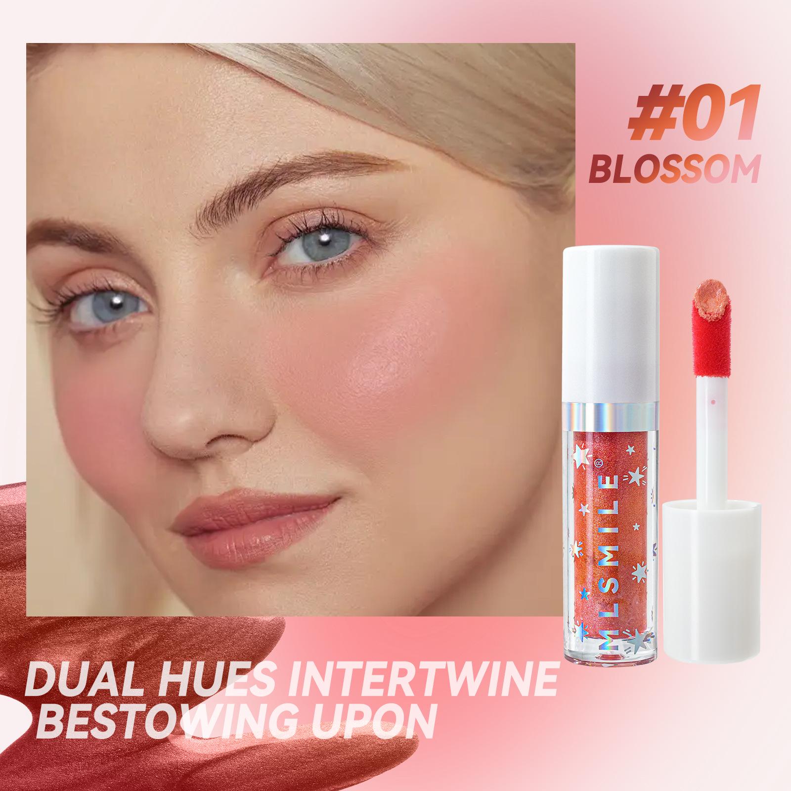 

MLSMILE Marble Liquid Blush - Natural, Brightening, and Pigmented Rouge