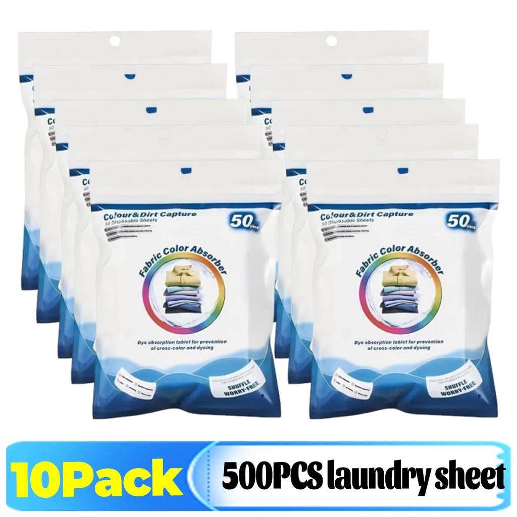 Non-woven Color Absorption Sheet Washing Machine Fabric Color Catcher Cloth Yeing Proof Laundry Sheet Anti-Stain Laundry Tablet
