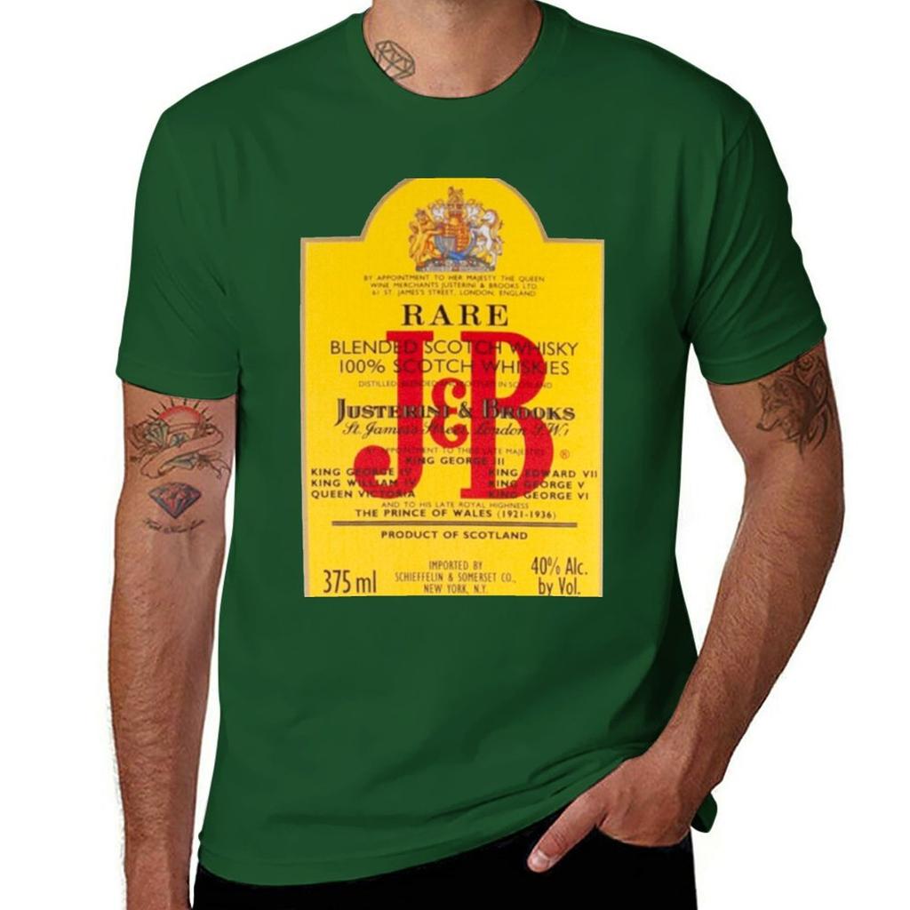 Jb Rare Scotch Whisky Blend Tshirt Tees Graphics T Shirt Black Tshirts For Men