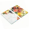 Set of Tempered Glass Kitchen Boards with Fruit Print 2x30x52 Cm