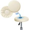 Simple Stool Cover Bar Round Swivel Chair Cover Universal Seat Bar Coffee Shop Stool Cover Solid Color Slipcovers