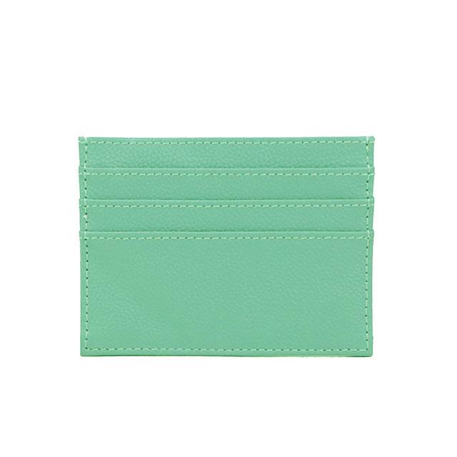 

Free Custom Initial Letters Case 100% Cow Leather Pebble Pattern Credit Card Holder Slim Wallet Men Women Pocket Card Wallet