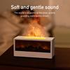 Aroma Humidifier Flame Essential Oil Diffuser with RGB Light and Remote Control