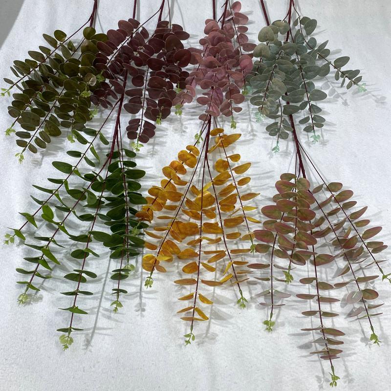 3d Printed Money Leaf Artificial Plant With Vibrant Colors For Living Room Decor