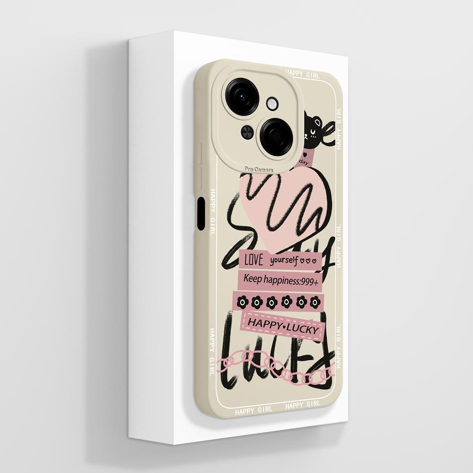 For Tecno Spark Go 1 / Spark Go 2025 Phone Case Astronaut Cartoon Fashion Soft Liquid Silicone Funda For Spark Go1 Back Cover