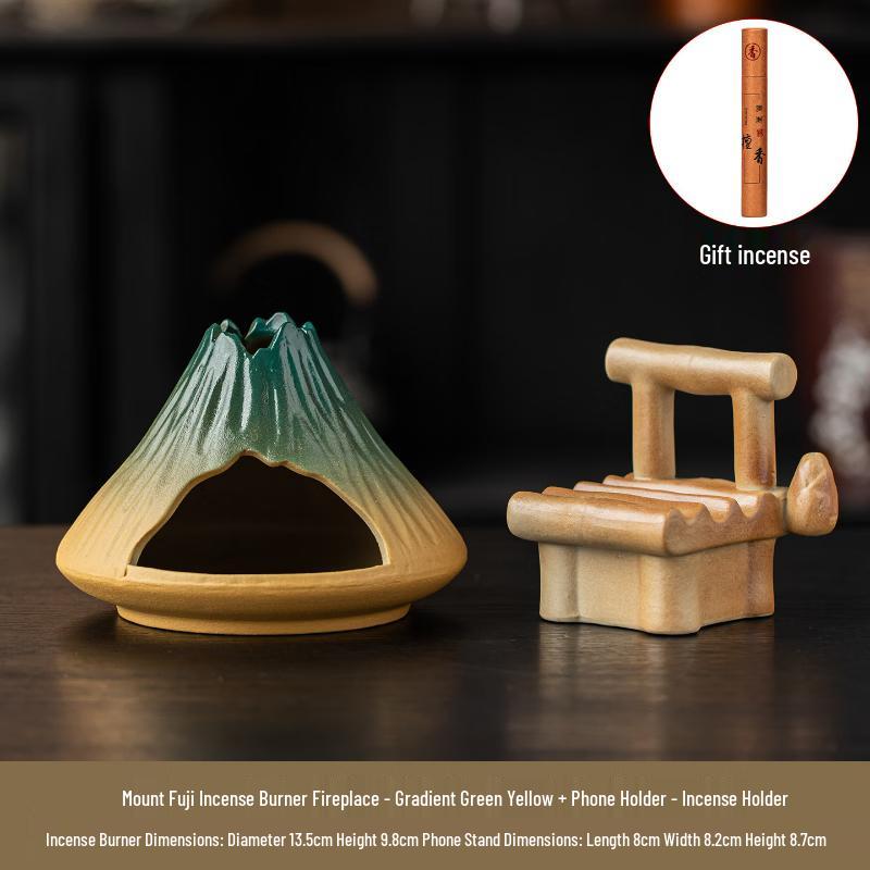 Mount Fuji Incense Burner