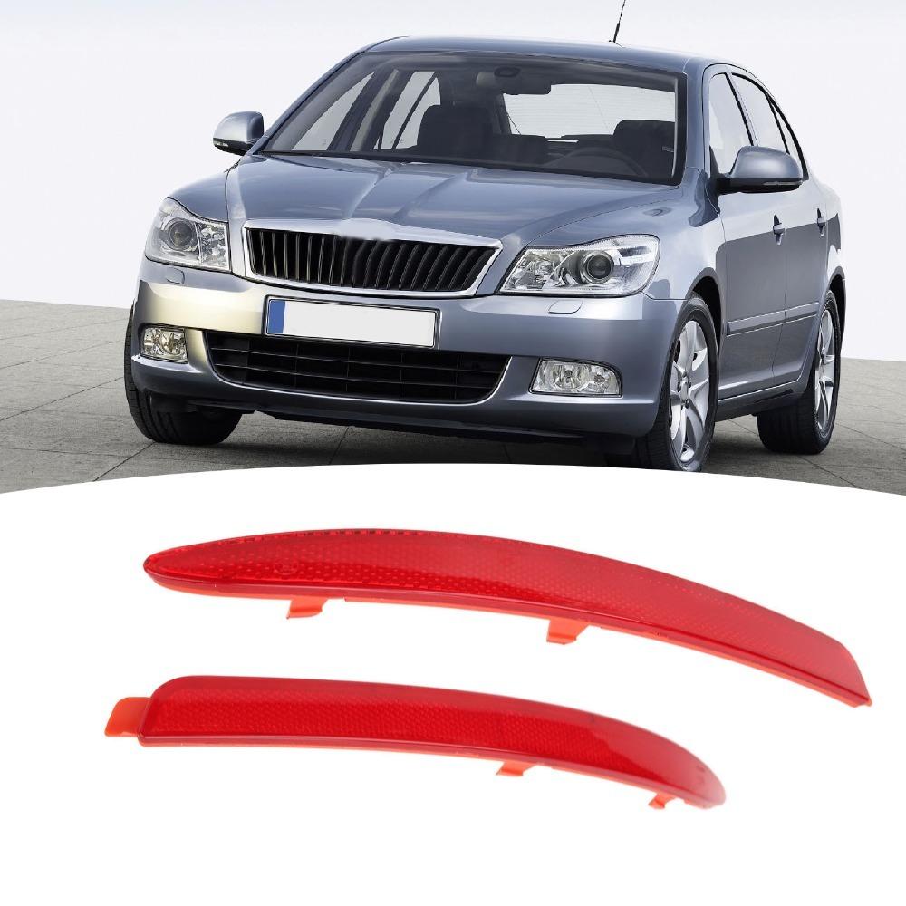 2 Stück Links 1Z0945105A, Rechts 1Z0945106A Stoßfänger hinten Reflektor Für OCTAVIA 1z Facelift 2009-2012