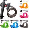 Bicycle Lock Color Steel Wire Lock Antitheft Key Lock For Cycling Equipment