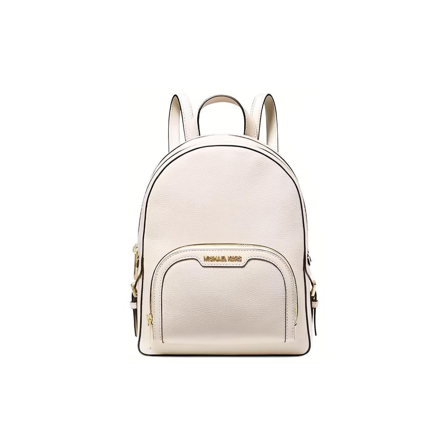 Michael Kors Mk Jaycee Pebbled Leather Medium Backpack Women backpacks 35S2G8TB2L-OPTICWHITE White