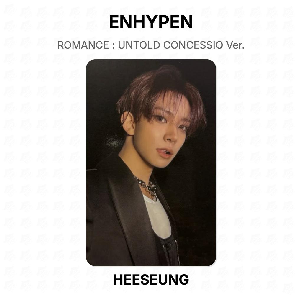 ENHYPEN ROMANCE : UNTOLD CONCESSIO Ver. Official Photocard