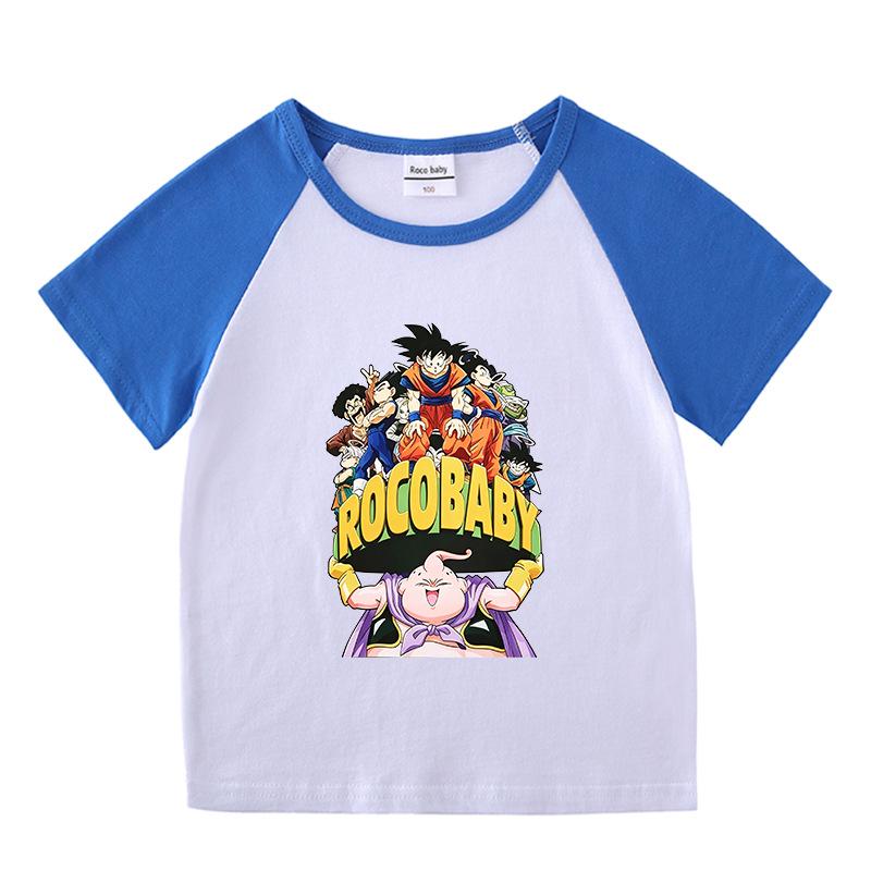 Children's Color Block Summer Sports Set: Hot Pants & Short Sleeve T-shirt for Boys and Girls