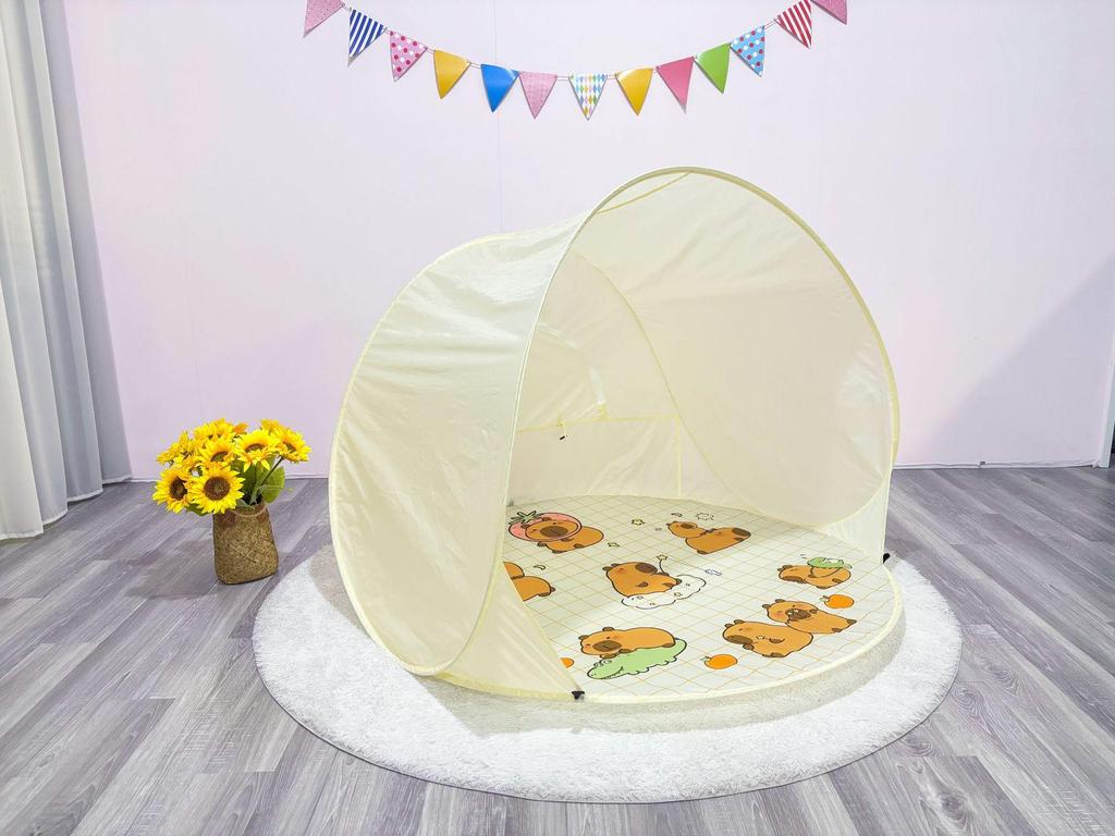 Children's Outdoor Beach Play Tent - Automatic Folding, Breathable, Sun-Shade, Portable and Quick-Open Design