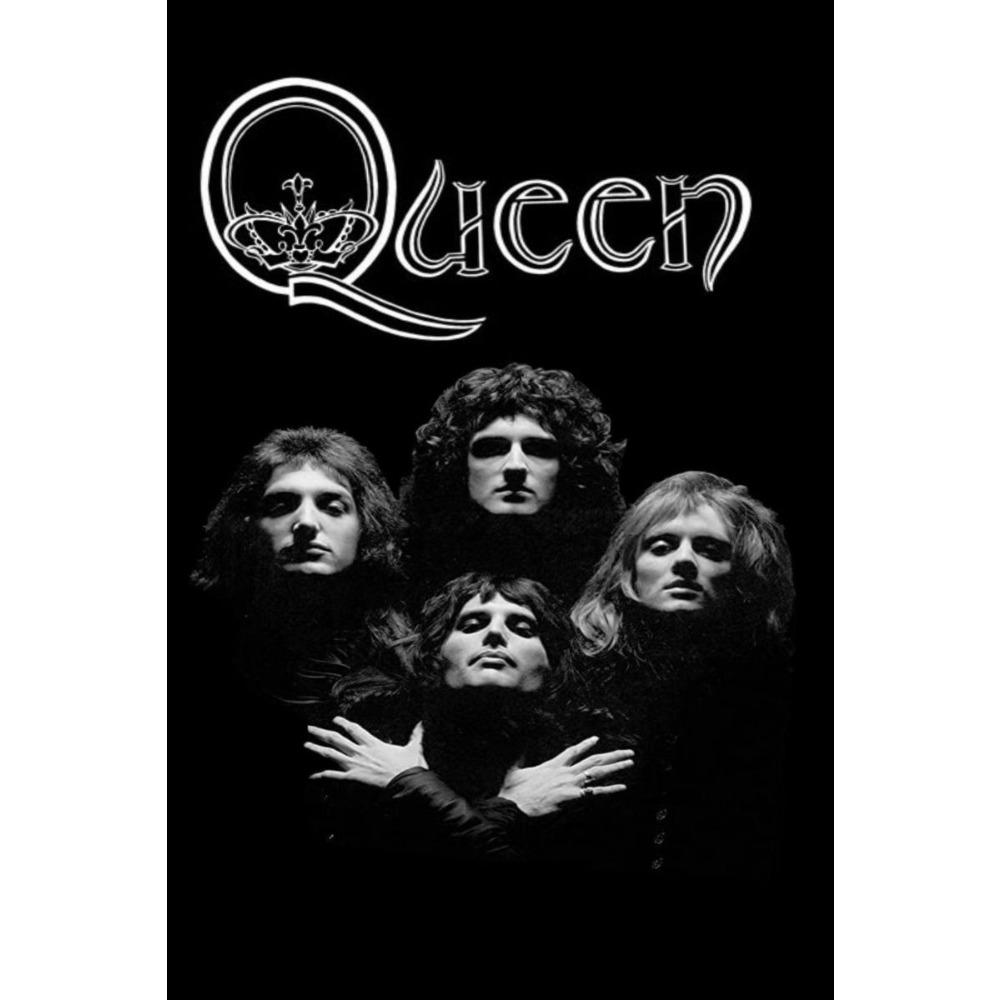 Metal Queen Band Wall Decor, Handmade 3D Tin Art for Living Room Bedroom Music Studio