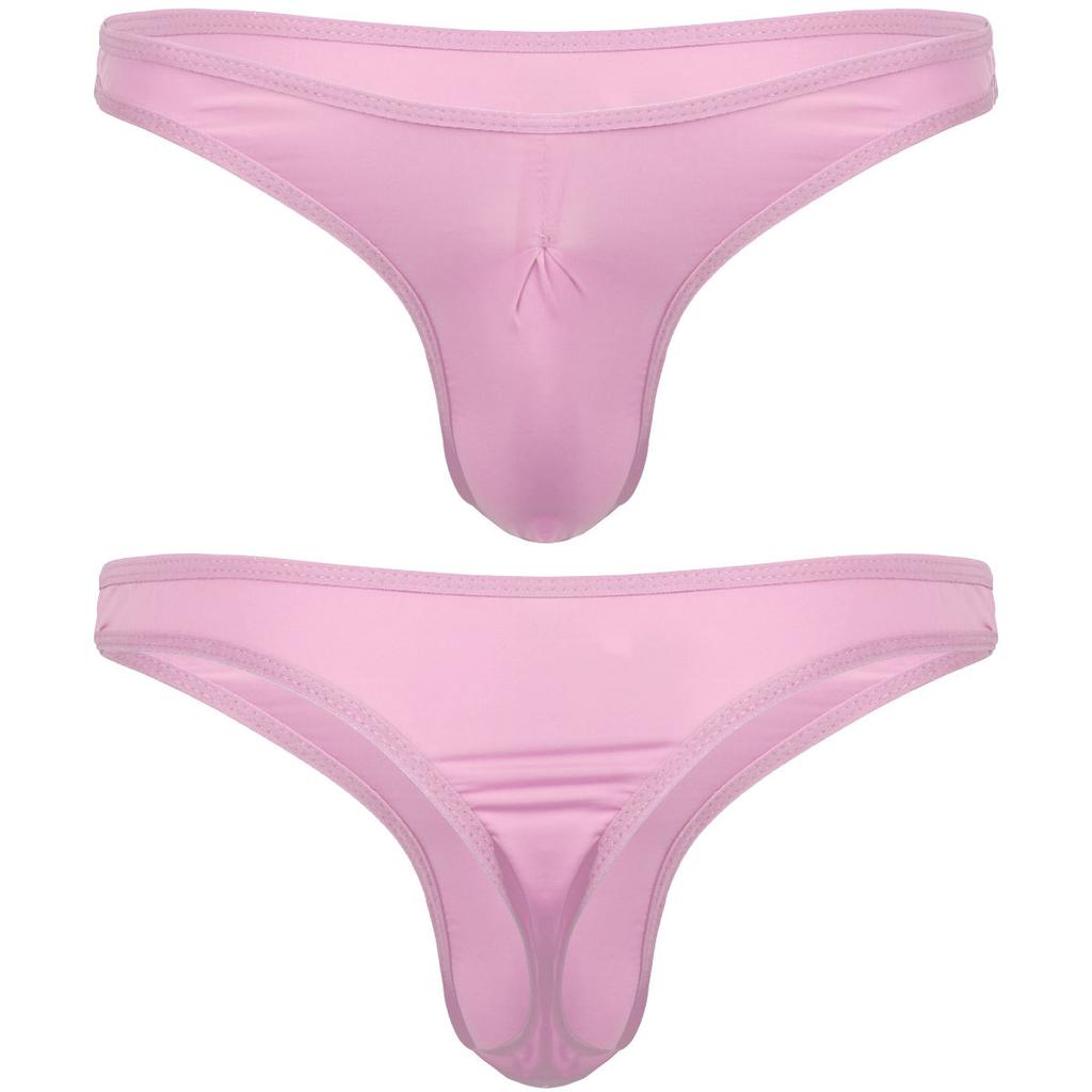 Pánské bikiny kalhotky Ruched Sexy prodyšné spodní prádlo