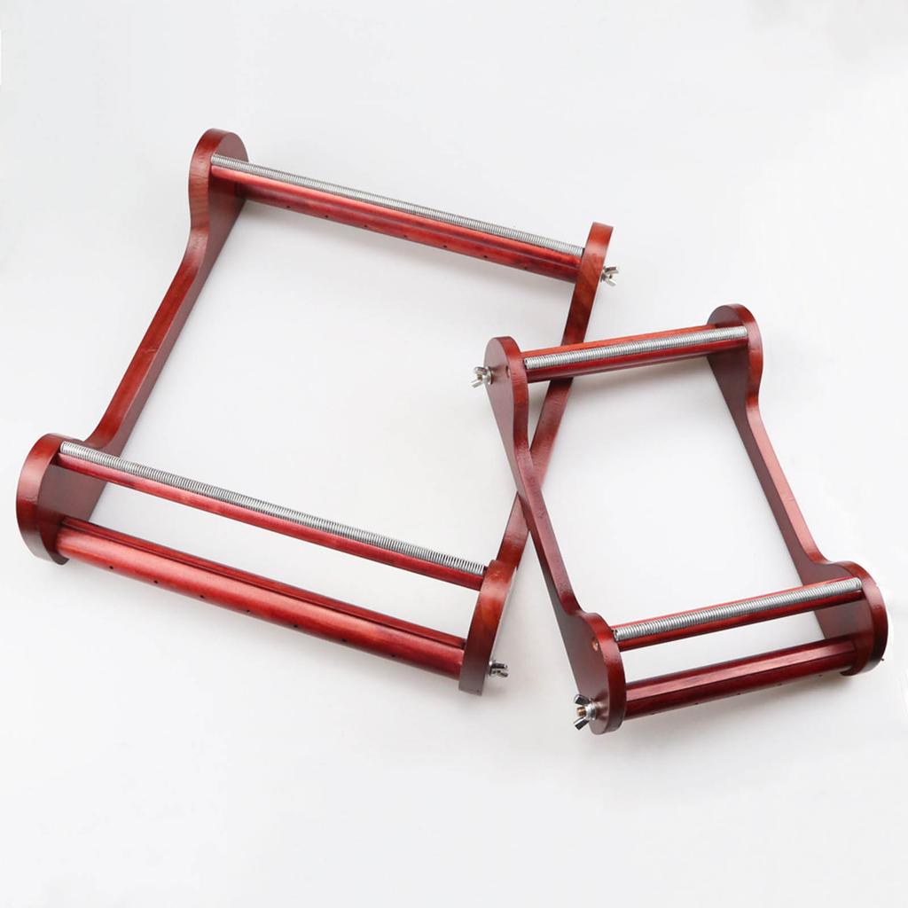 Macchina per tessitura di perline retrò Telaio in legno vintage per perline Set classico per la creazione di gioielli fai-da-te per artisti e principianti