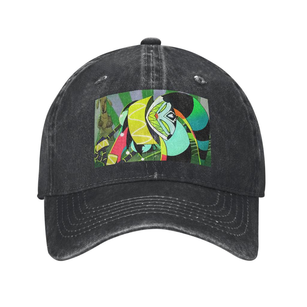 Anime Helluva Boss Fizzarolli Baseball Caps Snapback Washed Denim Hats Outdoor Casquette Hip Hop Baseball Cowboy Hat Unisex Women