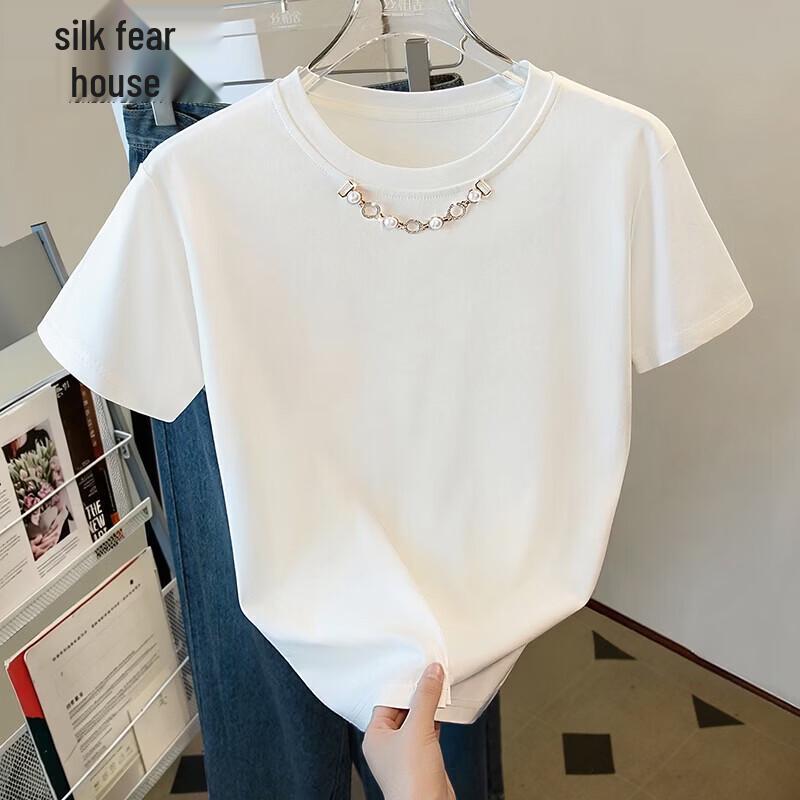 

Women s Slim Fit Round Neck Short Sleeve T-shirt M