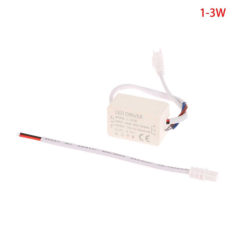 Led Driver 300Ma 1-3W 3-5W 4-7W 8-12W 12-18W 18-25W 25-36W 20/30/36W Led Power Supply Unit Ac85-265V Led Lighting Transformers