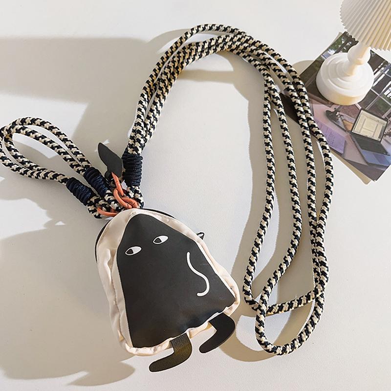 Tecknad Myntväska Telefonrem Söt Telefon Snodd Crossbody Anti-förlorad Telefonfodral Snodd Hänge