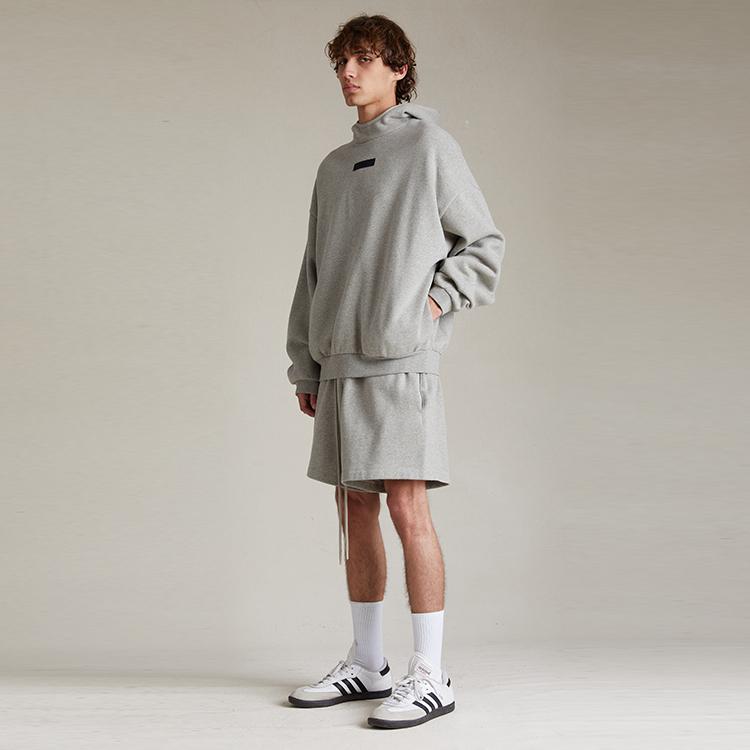 Fear of God Essentials SS24 Hoodie Dark Heather Oatmeal Men 192SP242053F