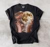 Cicada Moon Starry Sky Shirt, Vintage Insect Graphic Tee, Entomology Nature Lover Gift