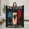 Frieren Beyond Journey's End Blankets Flannel Print Full Character Multi-function Lightweight Throw Blankets Bedspreads Quilt