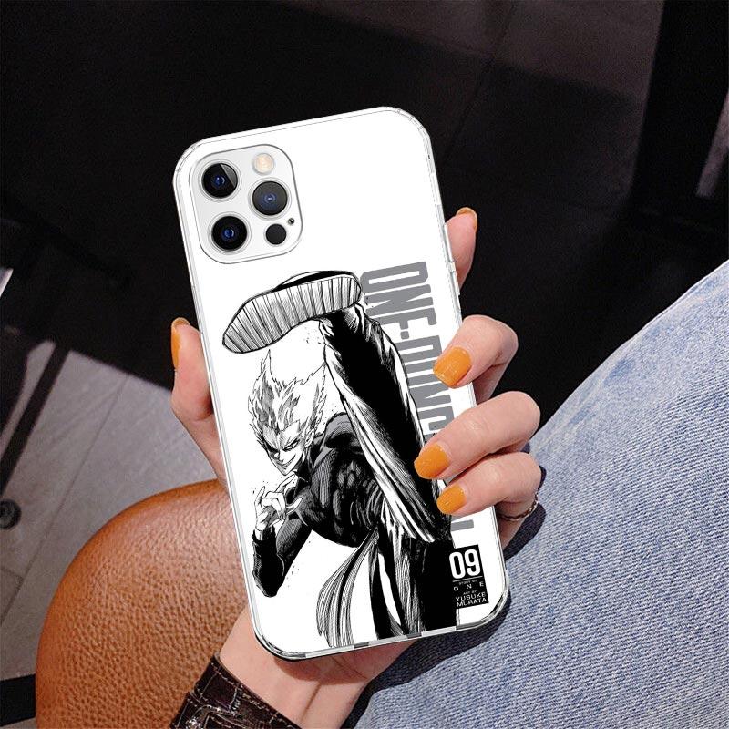

One P-Punch-Man Garou Phone Case For iPhone 13 12 Mini 11 Pro Max XS XR X SE 7 8 Plus 5S 5 6S 6 Gift Print Cover Fundas iPhone 12 (12 Pro)