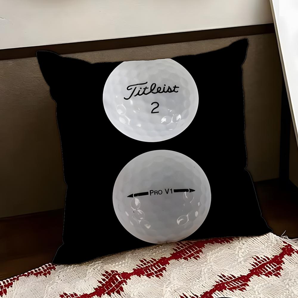 Brand TTitleistT Cushion Cover Reversible Soft Durable Pillow Cover Home  Car MultiScene Use for Daily Comfort