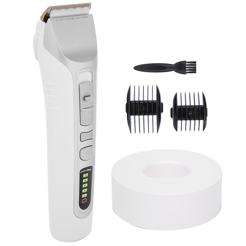 Men Electric Hair Clipper Limit Combs LCD Display Hair Trimmer Cutter