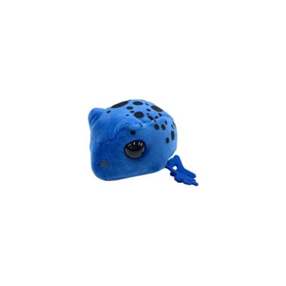 Cobalt poison dart frog magnetic stuffed toy N0160