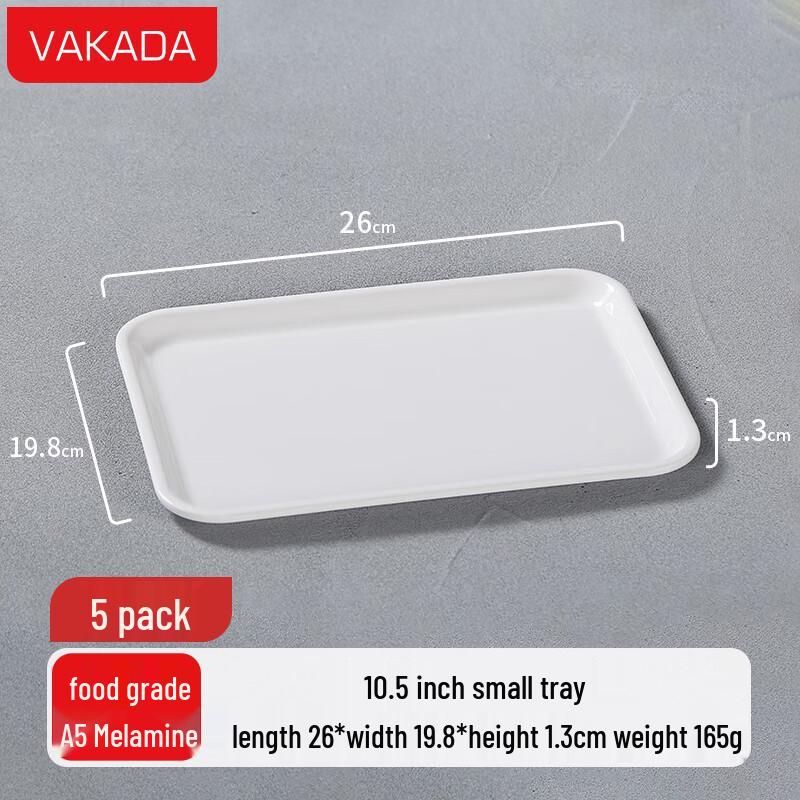 

VAKADA Melamine Rectangular Serving & Display Trays