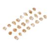 25 Pcs Rune Stone Irregular Crystal Engraved Rune Stone Set for Home Decoration Board Game