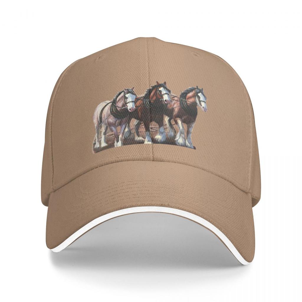Clydesdale Horses Baseball Cap Uv Protection Solar Hat Golf Fluffy Hat Fishing Hat Boy Cap Women's