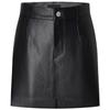 MO&Co. Women's British Style H-Line PU Short Skirt