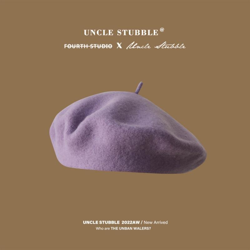 1pc Versatile Solid Minimalist Beret Hat for Women,French Style Artist Hat Elegant Fall Winter Painter Hat,Casual Christmas Gift