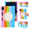 For Xiaomi Mi Pad 5 6 Pro Case Soft Bubble Silicon Kids Handle Cover For MiPad 5 Pro 2021 11 Inch Tablet Stand Case Shoulder Strap