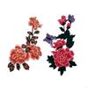 2 Pcs Beautiful Flower Iron On Patches Sewing Patches Floral Embroidered Patches