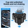 Car Cup Holder Phone Mount with 360-Degree Rotation Navigation Mount with Triangular Gravity Support Reserved Charging Port