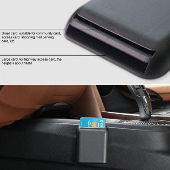 Car Interior Card Storage Box Car Card Slot Auto Seat Crevice Ticket Bracket