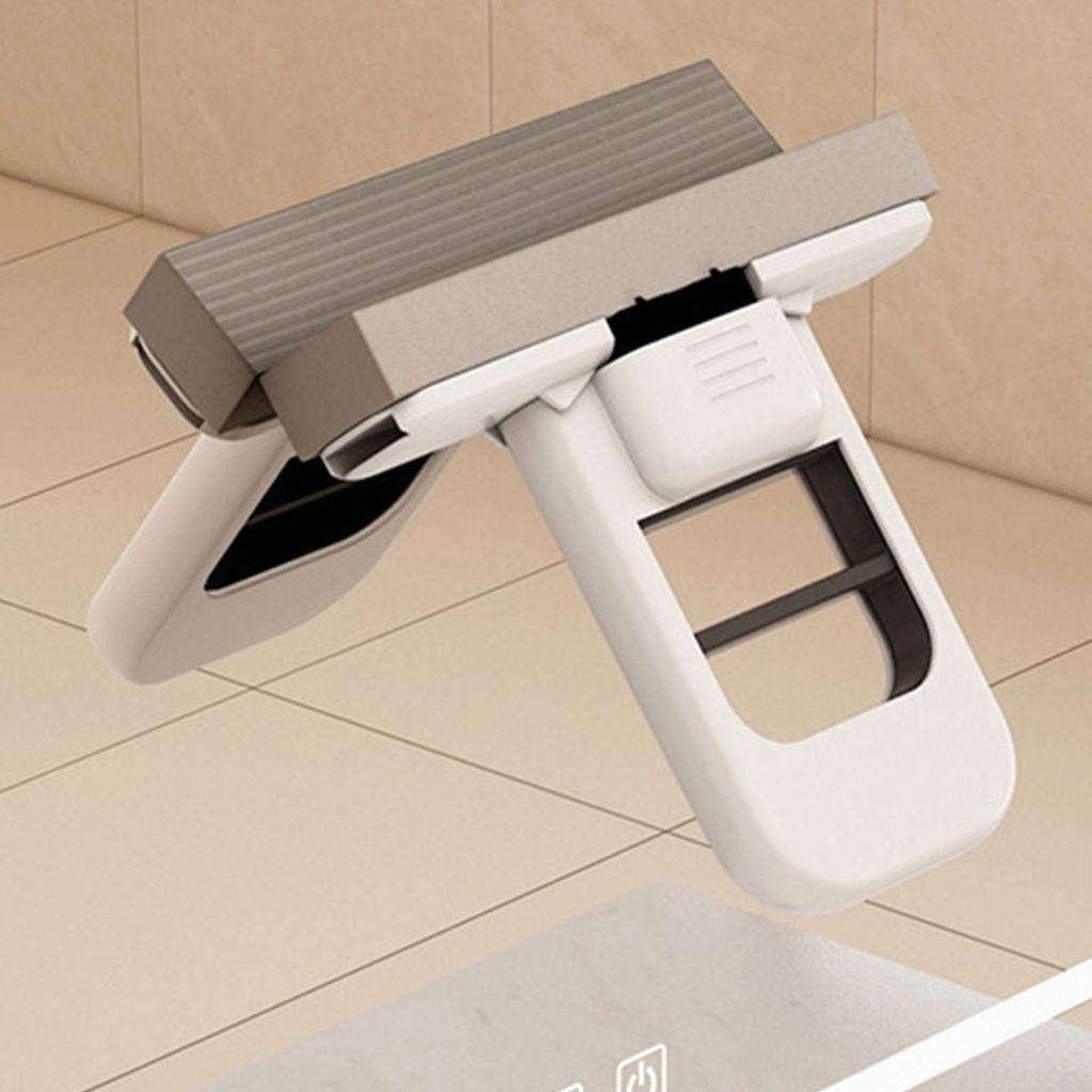 Mini Faltbarer Mopp mit Saugfähigem Schwammkopf für Schnelle Reinigung Hands Free Design Kompakte Aufbewahrung Heim-Büro-Gebrauch