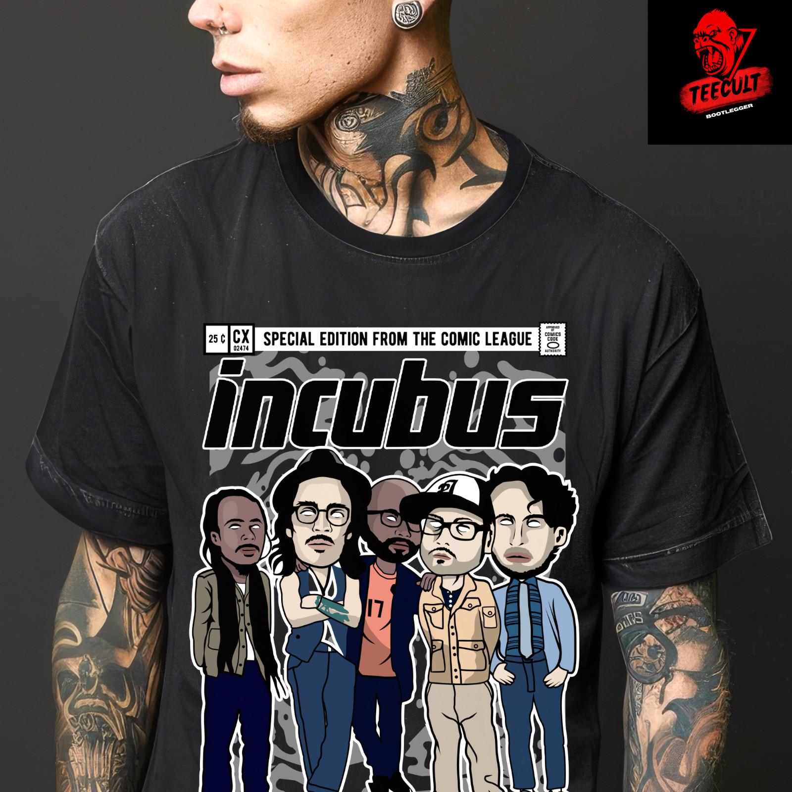 Incubus Heavy Metal Rock Music Band Tee Unisex Heavy Cotton T-shirt S–3XL XXL