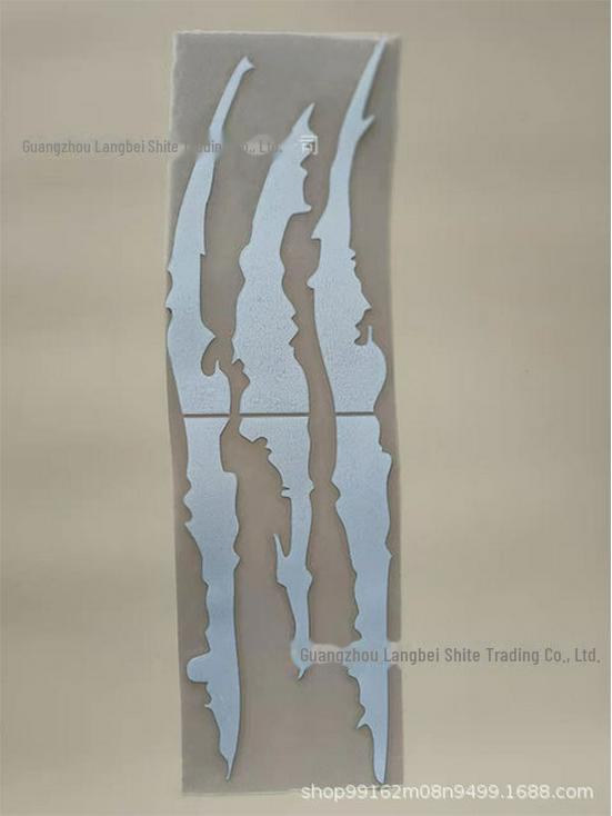 Ghost Claw Reflective Car Headlight & Hood Stickers